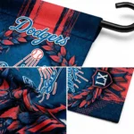 Los Angeles Dodgers Garden Flag Personalized Laurel Wreath Blue Best Selling