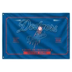 Los Angeles Dodgers House Flag Custom Ornate Border Blue Best Selling
