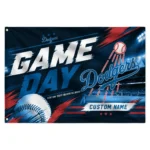 Los Angeles Dodgers House Flag Custom Tech Panels Blue Best Selling