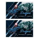 Los Angeles Dodgers House Flag Customized Diagonal Stripes Blue Best Selling