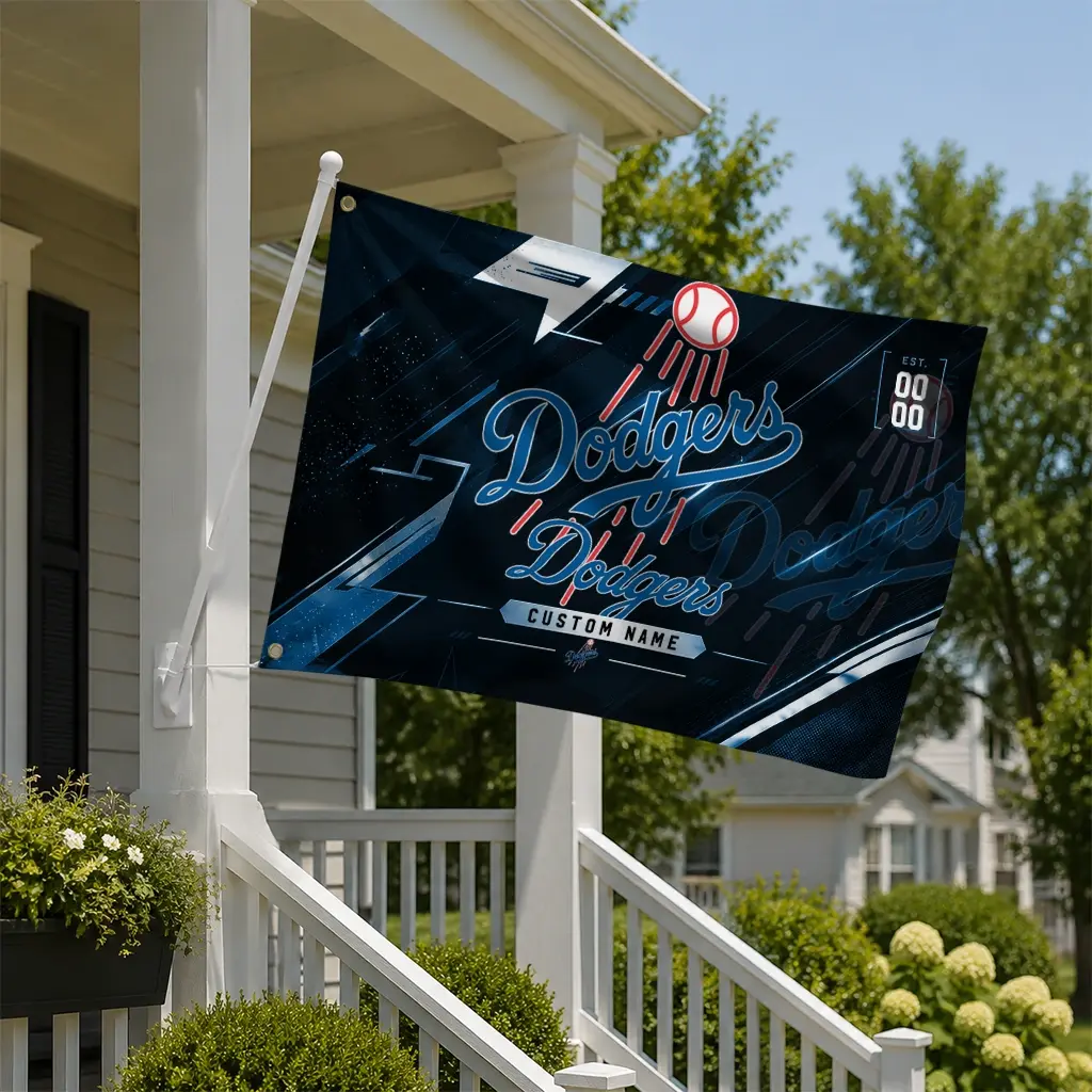 Los Angeles Dodgers House Flag Personalized Speed Slashes Blue New Arrival Los Angeles Dodgers House Flag Personalized Speed Slashes Blue New Arrival