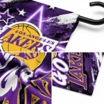 Los Angeles Lakers Garden Flag Custom Glowing Star Purple Best Selling