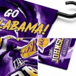 Los Angeles Lakers Garden Flag Custom Swirl Vortex Purple Best Selling