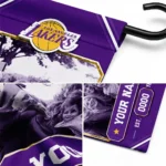 Los Angeles Lakers Garden Flag Customized Photo Frame Purple Best Selling