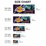 Los Angeles Lakers House Flag Custom Diagonal Stripes Purple Best Selling