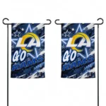 Los Angeles Rams Garden Flag Custom Glowing Star Blue Best Selling