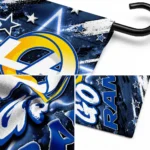 Los Angeles Rams Garden Flag Custom Glowing Star Blue Best Selling