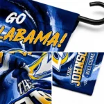 Los Angeles Rams Garden Flag Custom Swirl Vortex Blue Best Selling