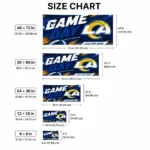 Los Angeles Rams House Flag Custom Action Streaks Blue Best Selling