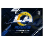 Los Angeles Rams House Flag Customized Speed Slashes Blue Best Selling