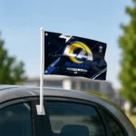 Los Angeles Rams House Flag Customized Speed Slashes Blue Best Selling