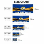 Los Angeles Rams House Flag Personalized Brushed Streaks Blue Best Selling