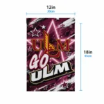 Louisiana Monroe Warhawks Garden Flag Custom Glowing Star Red Best Selling