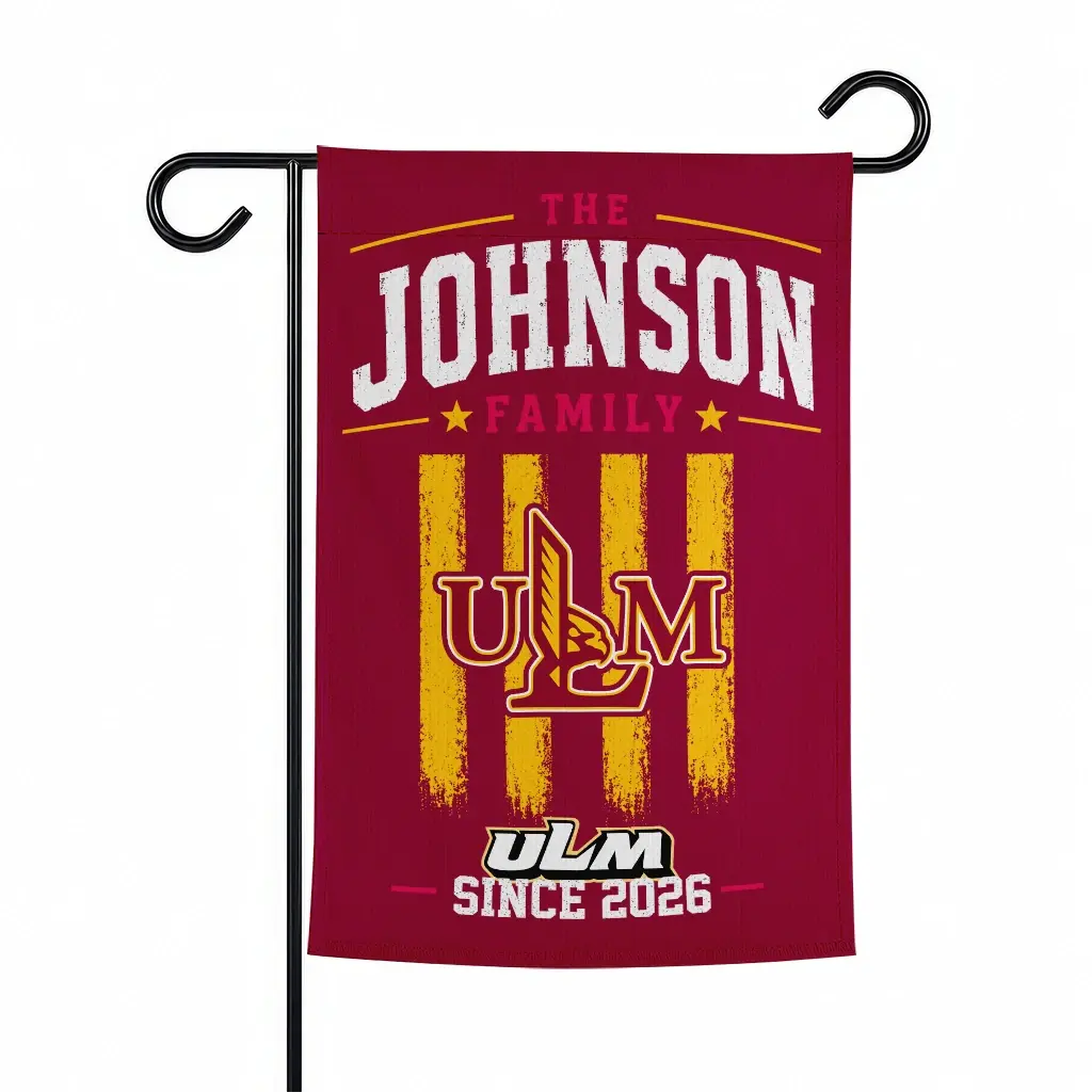 Louisiana Monroe Warhawks Garden Flag Customized Distressed Stripes Red Best Selling Louisiana Monroe Warhawks Garden Flag Customized Distressed Stripes Red Best Selling