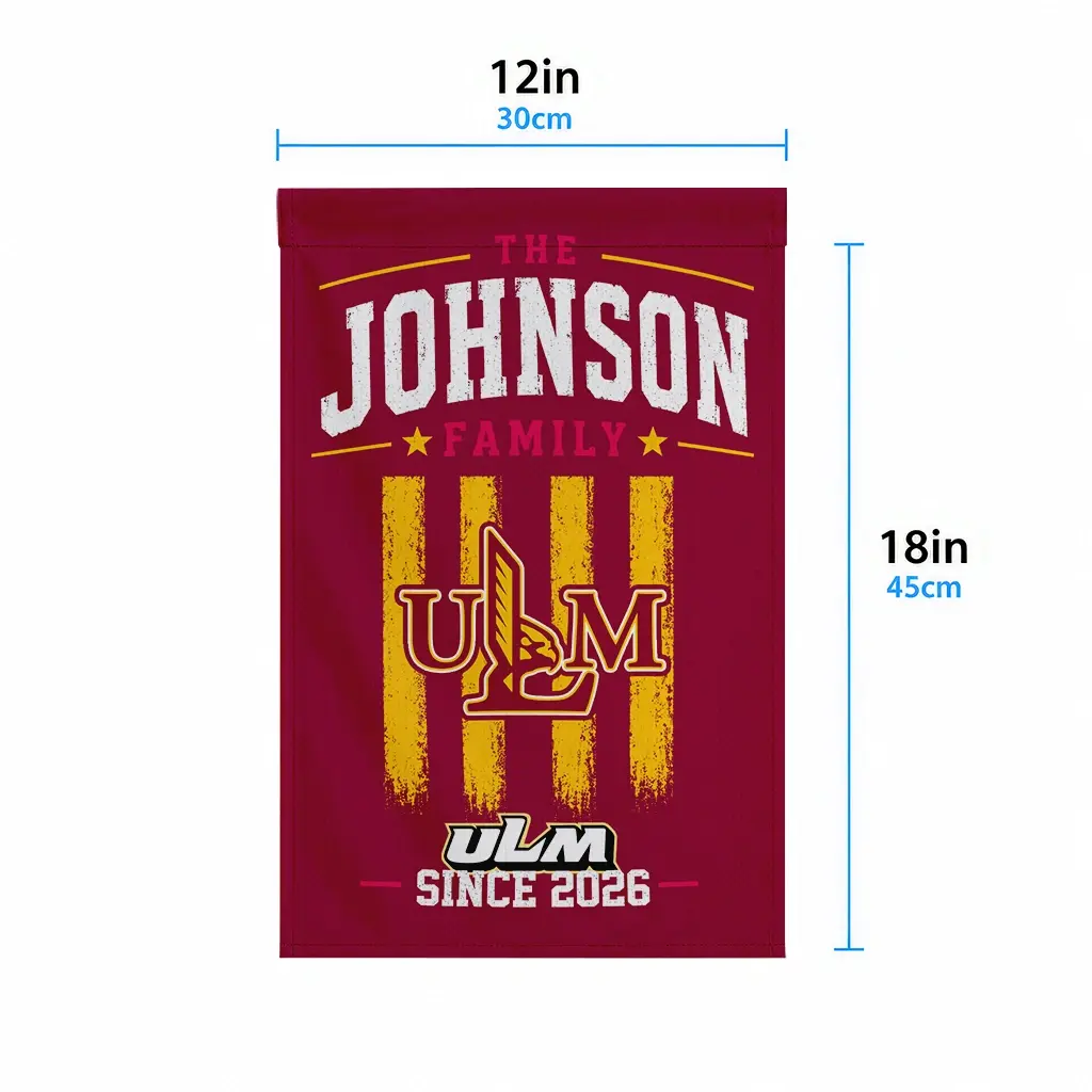 Louisiana Monroe Warhawks Garden Flag Customized Distressed Stripes Red High Quality Louisiana Monroe Warhawks Garden Flag Customized Distressed Stripes Red High Quality