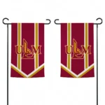 Louisiana Monroe Warhawks Garden Flag Personalized Chevron Stripes Red Best Selling