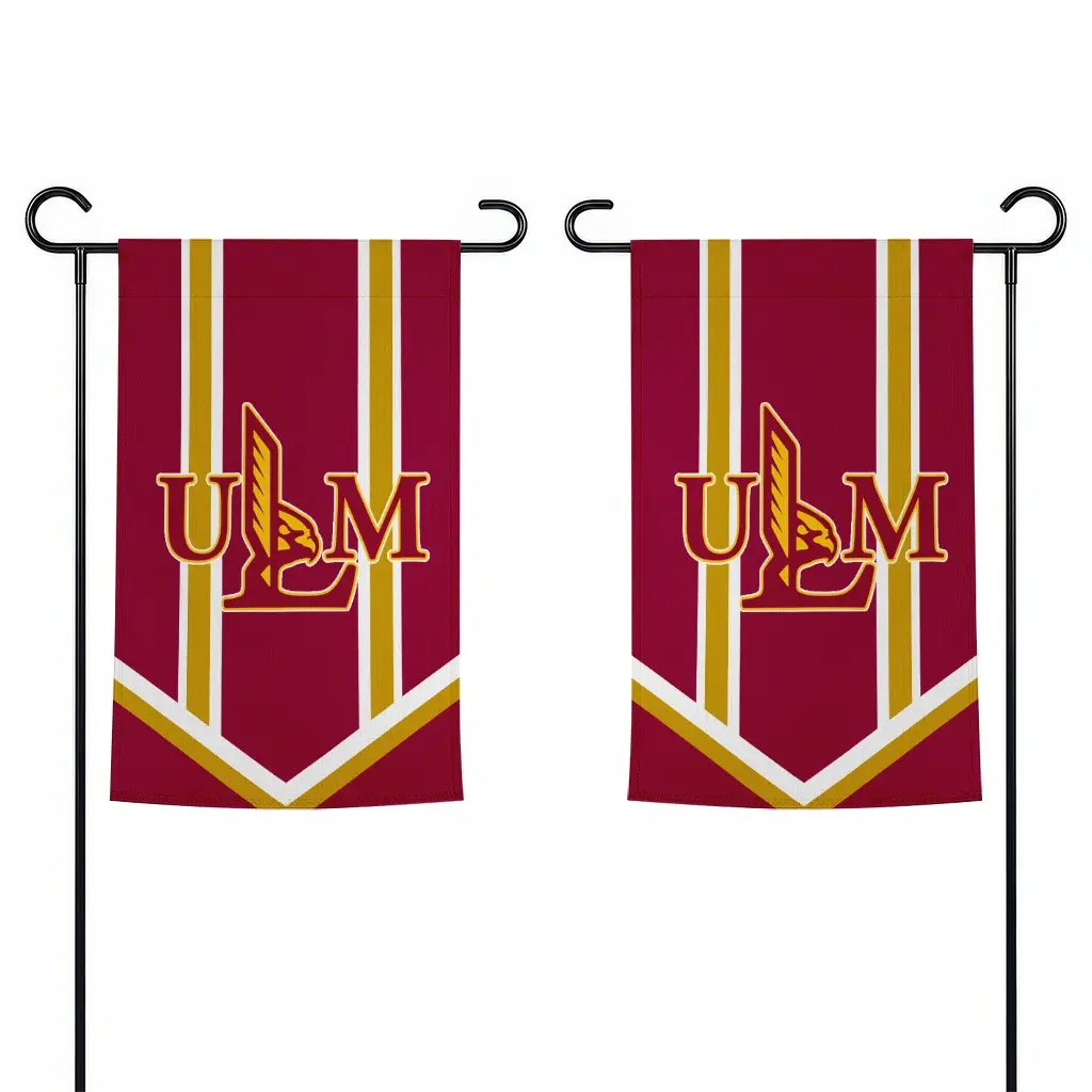Louisiana Monroe Warhawks Garden Flag Personalized Chevron Stripes Red Fashion Forward Louisiana Monroe Warhawks Garden Flag Personalized Chevron Stripes Red Fashion Forward