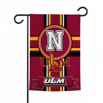 Louisiana Monroe Warhawks Garden Flag Personalized Circle Medallion Red Best Selling