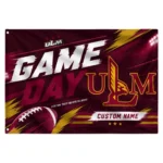 Louisiana Monroe Warhawks House Flag Custom Action Streaks Red Best Selling