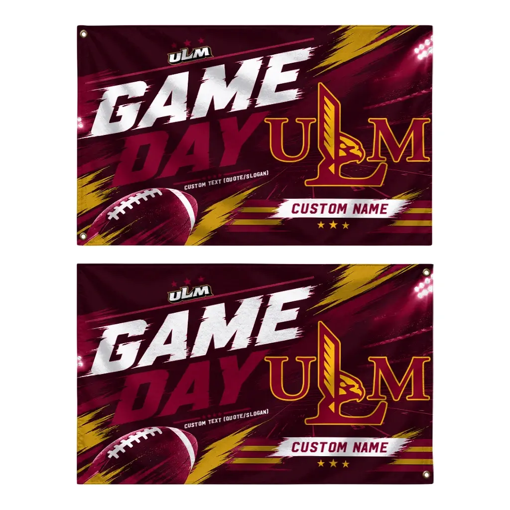 Louisiana Monroe Warhawks House Flag Custom Action Streaks Red Fashion Forward Louisiana Monroe Warhawks House Flag Custom Action Streaks Red Fashion Forward