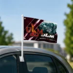 Louisiana Monroe Warhawks House Flag Custom Diagonal Stripes Red Best Selling