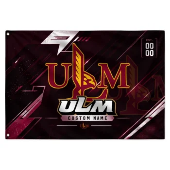 Louisiana Monroe Warhawks House Flag Customized Speed Slashes Red Best Selling