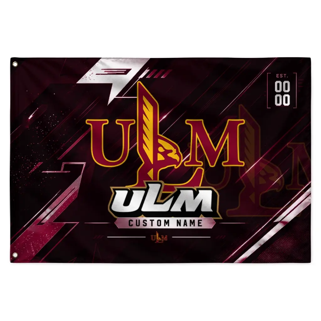 Louisiana Monroe Warhawks House Flag Customized Speed Slashes Red Best Selling Louisiana Monroe Warhawks House Flag Customized Speed Slashes Red Best Selling