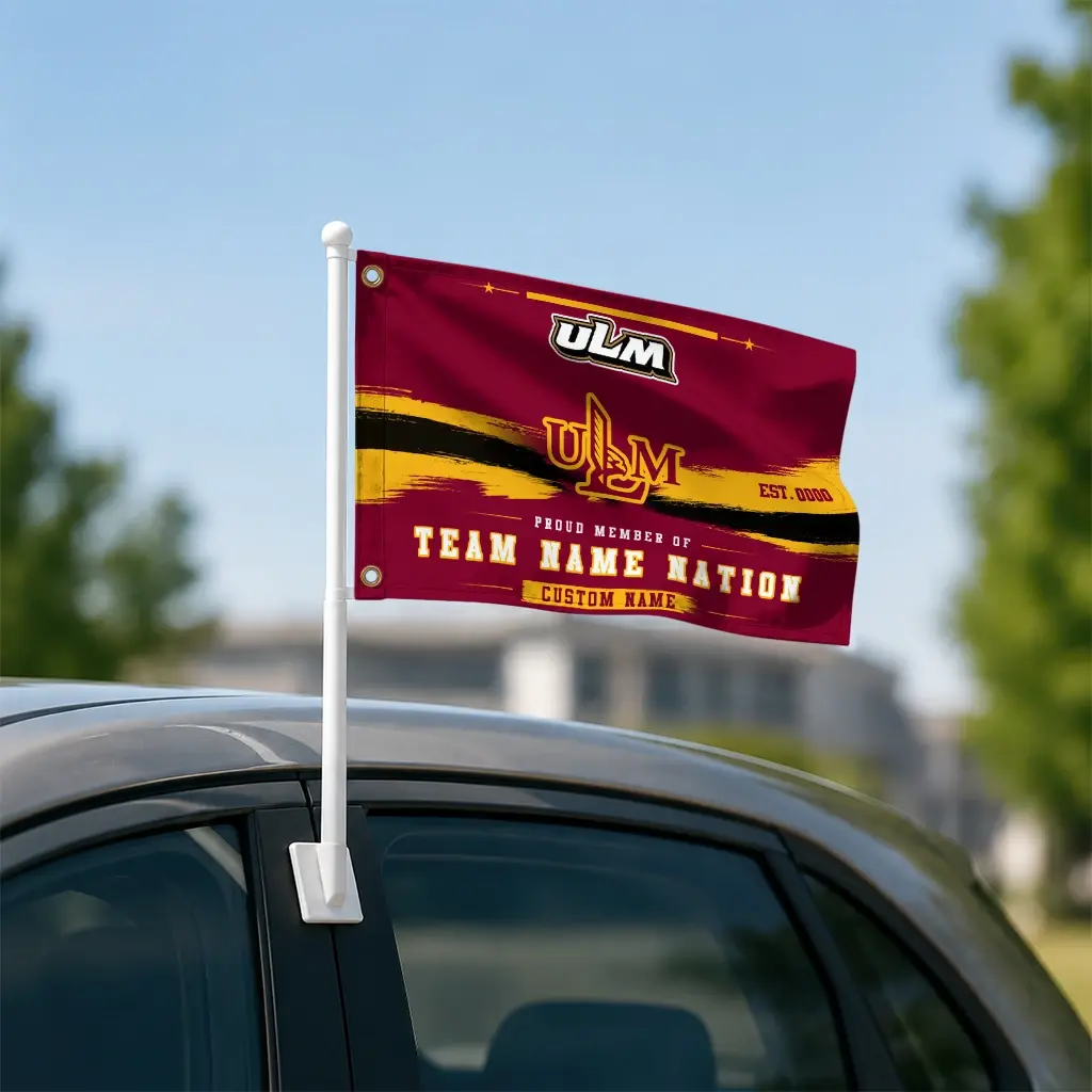 Louisiana Monroe Warhawks House Flag Personalized Brushed Streaks Red Latest Model Louisiana Monroe Warhawks House Flag Personalized Brushed Streaks Red Latest Model