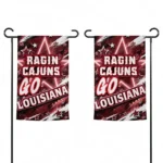 Louisiana Ragin Cajuns Garden Flag Custom Glowing Star Red Best Selling