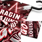 Louisiana Ragin Cajuns Garden Flag Custom Glowing Star Red Best Selling
