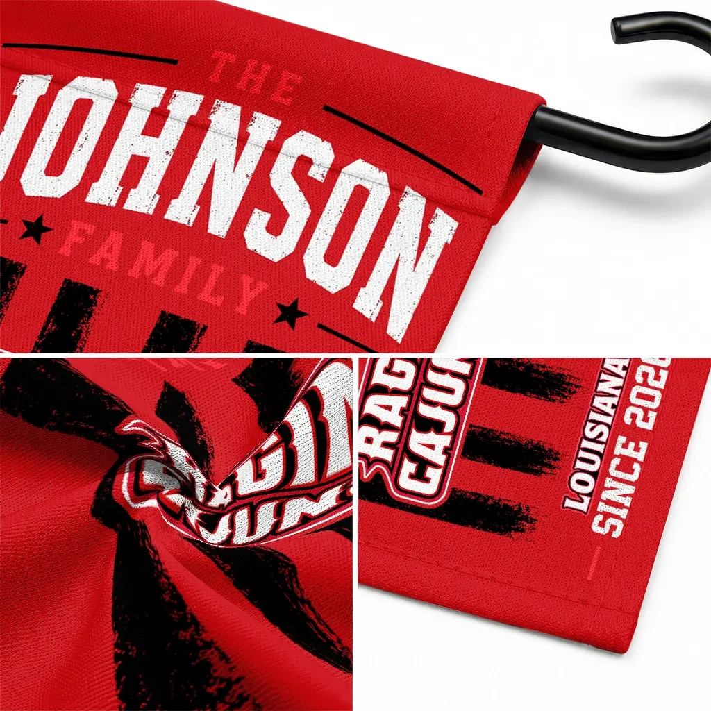 Louisiana Ragin Cajuns Garden Flag Customized Distressed Stripes Red Latest Model Louisiana Ragin Cajuns Garden Flag Customized Distressed Stripes Red Latest Model