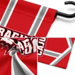 Louisiana Ragin Cajuns Garden Flag Personalized Chevron Stripes Red Best Selling