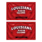Louisiana Ragin Cajuns House Flag Personalized Ornate Border Red Best Selling