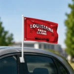 Louisiana Ragin Cajuns House Flag Personalized Ornate Border Red Best Selling