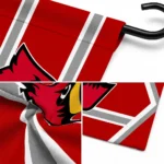 Louisville Cardinals Garden Flag Custom Chevron Stripes Red Best Selling