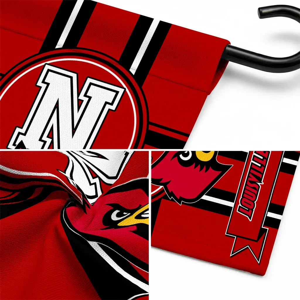 Louisville Cardinals Garden Flag Custom Circle Medallion Red Latest Model Louisville Cardinals Garden Flag Custom Circle Medallion Red Latest Model
