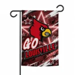 Louisville Cardinals Garden Flag Customized Glowing Star Red Best Selling