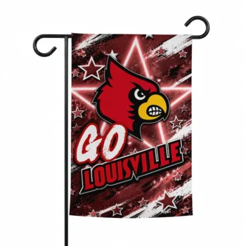 Louisville Cardinals Garden Flag Customized Glowing Star Red Best Selling