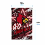 Louisville Cardinals Garden Flag Customized Glowing Star Red Best Selling