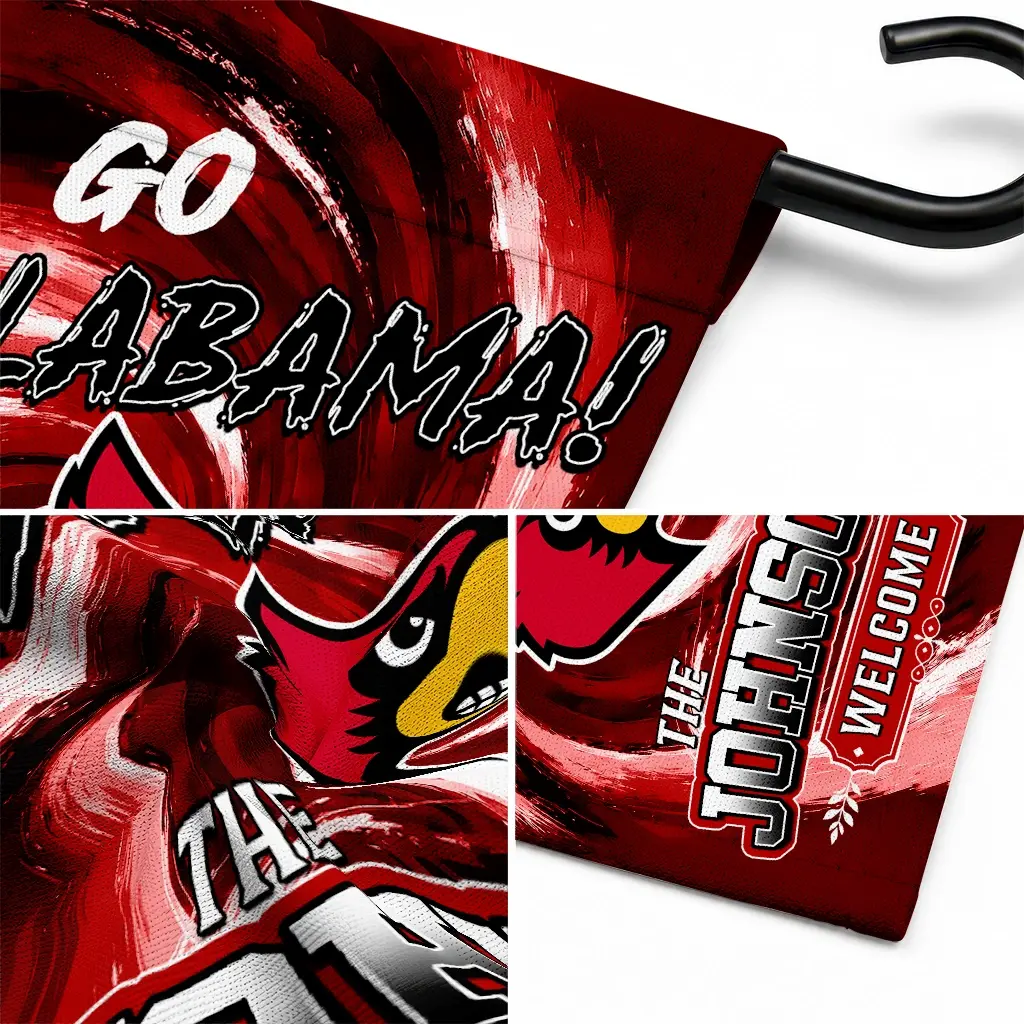 Louisville Cardinals Garden Flag Customized Swirl Vortex Red Latest Model Louisville Cardinals Garden Flag Customized Swirl Vortex Red Latest Model