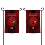 Louisville Cardinals Garden Flag Personalized Laurel Wreath Red Best Selling