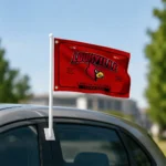 Louisville Cardinals House Flag Custom Ornate Border Red Best Selling