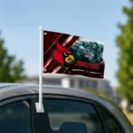 Louisville Cardinals House Flag Customized Diagonal Stripes Red Best Selling