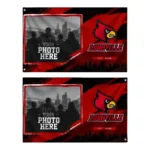 Louisville Cardinals House Flag Personalized Framed Photo Red Black Best Selling