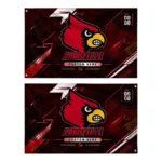 Louisville Cardinals House Flag Personalized Speed Slashes Red Best Selling
