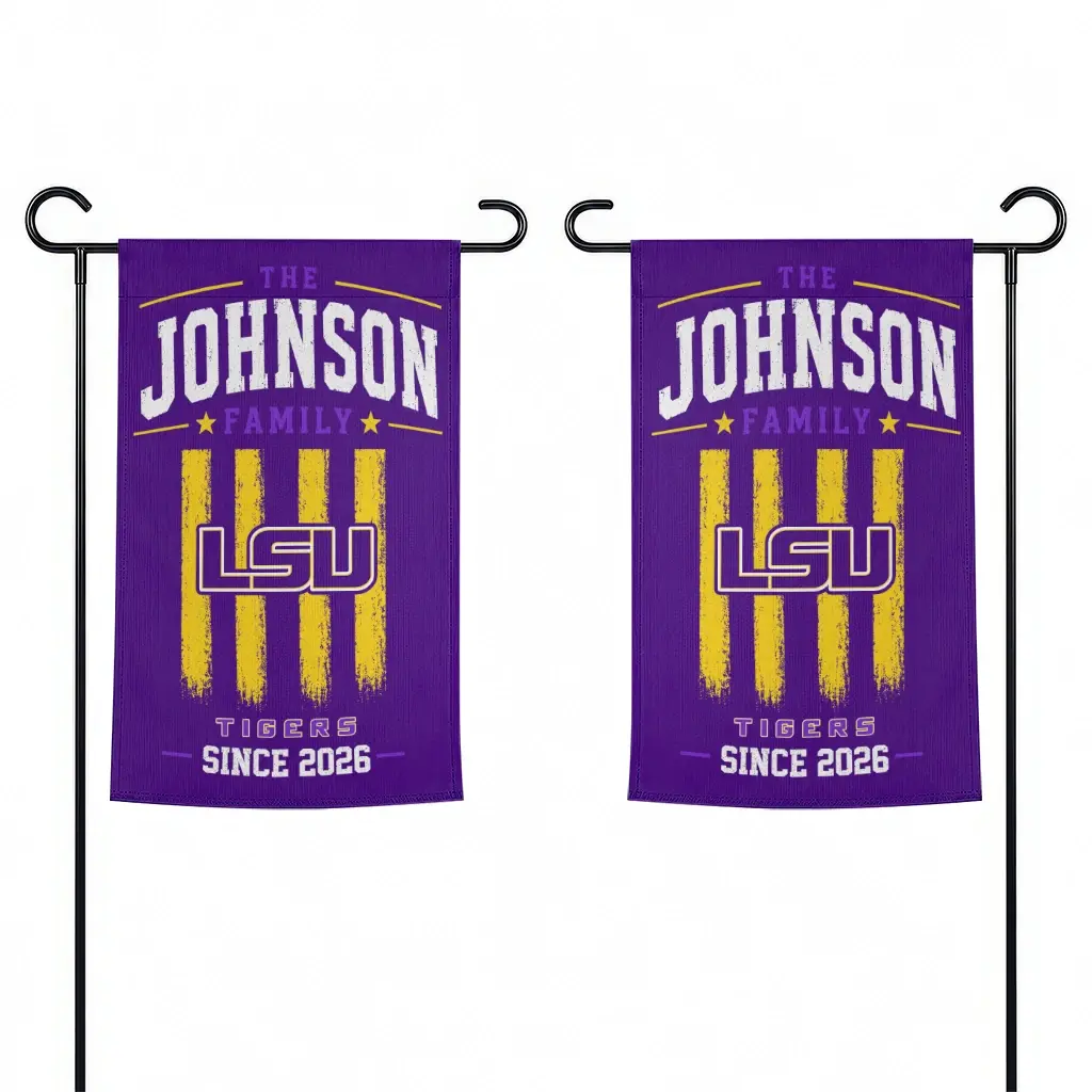 Lsu Tigers Garden Flag Custom Distressed Stripes Purple Fashion Forward Lsu Tigers Garden Flag Custom Distressed Stripes Purple Fashion Forward