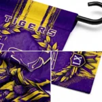 Lsu Tigers Garden Flag Custom Laurel Wreath Purple Best Selling