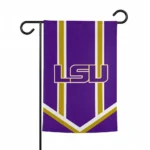 Lsu Tigers Garden Flag Customized Chevron Stripes Purple Best Selling