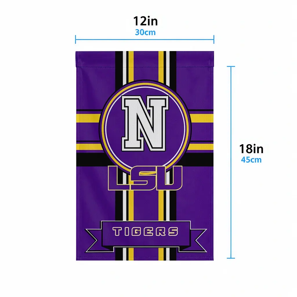 Lsu Tigers Garden Flag Customized Circle Medallion Purple High Quality Lsu Tigers Garden Flag Customized Circle Medallion Purple High Quality