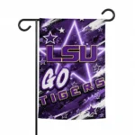 Lsu Tigers Garden Flag Personalized Glowing Star Purple Best Selling